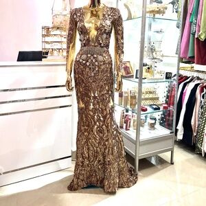 Custom Giannina Azar Sequin Dress